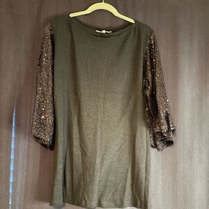 Sequined sweater